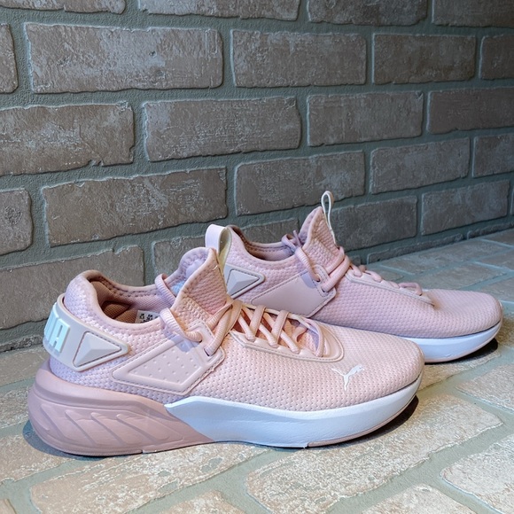 Puma Women’s Amare Pink & White Sneakers Size 8 - Picture 5 of 9